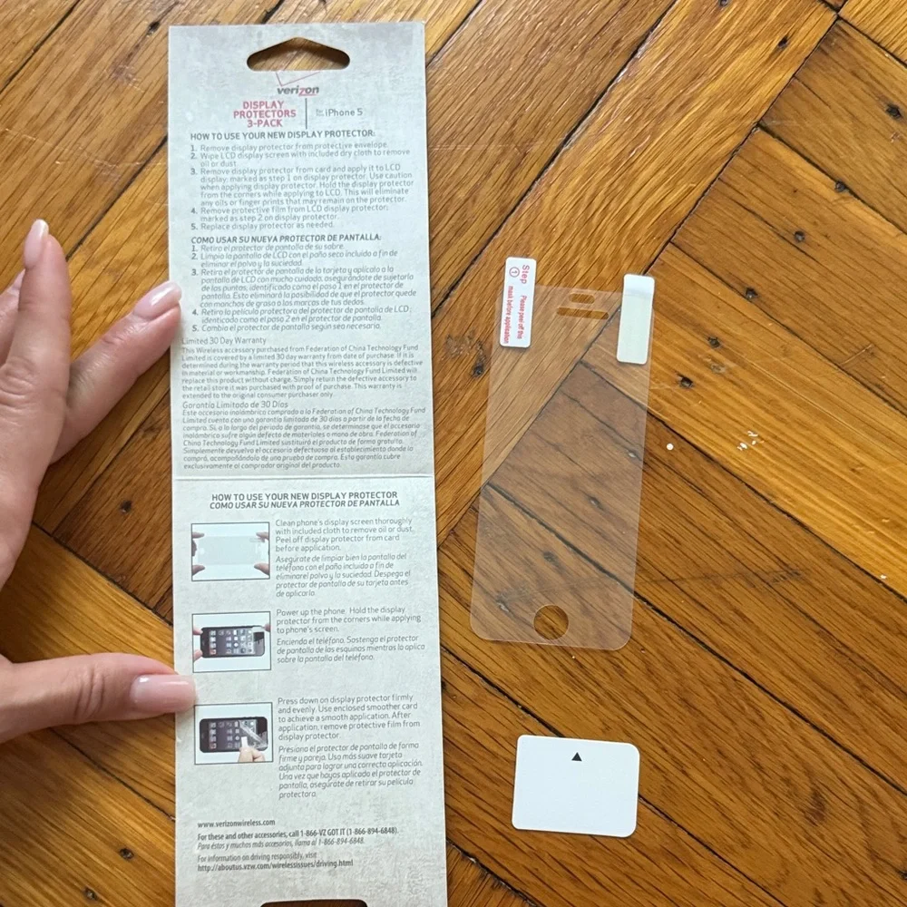 Display Protectors for iPhone 5 - 1 Pack